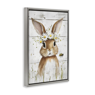 Cadre flottant The Bunny & The Bee, design par Tina LeCour