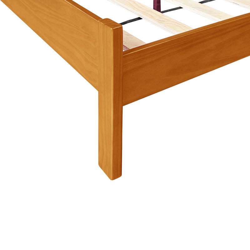 Ensemble de chambre à coucher avec lit plateforme en bois 3 pièces Graham, Chêne, Grand