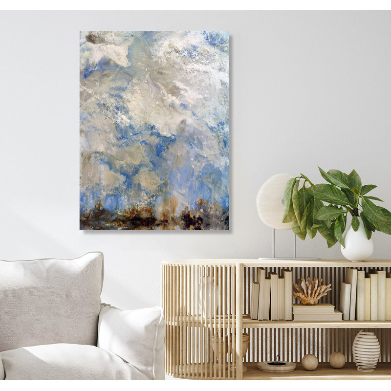 Nothing But Bluesky Print by John Beard, 40" H x 30" W x 1.5" D, Unframed