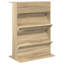 Wood Free Standing Magazine Rack-331409172
