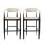 Ensemble de 2 tabourets de bar (sans table)