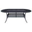 Premium 6 - Person Patio Dining Set Umbrella Hole Included Oval Table with Cushions Included