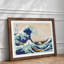 The Great Wave off Kanagawa by Katsushika Hokusai - Framed Print-48343696-48343701