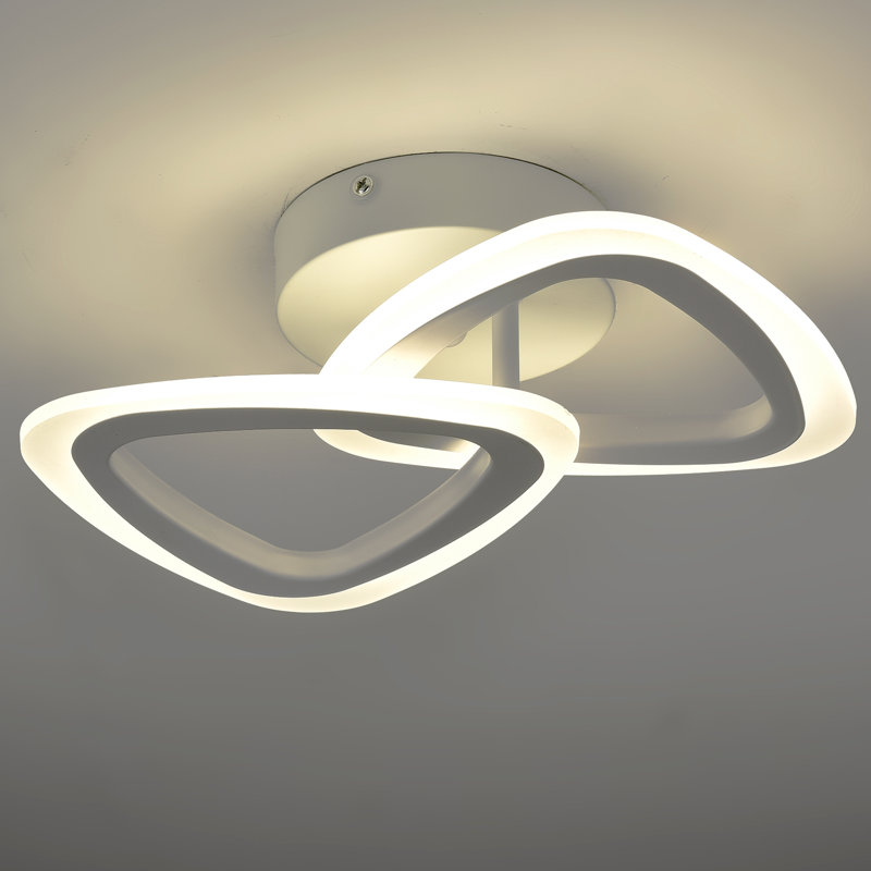 Plafonnier blanc à DEL 15W 4000K