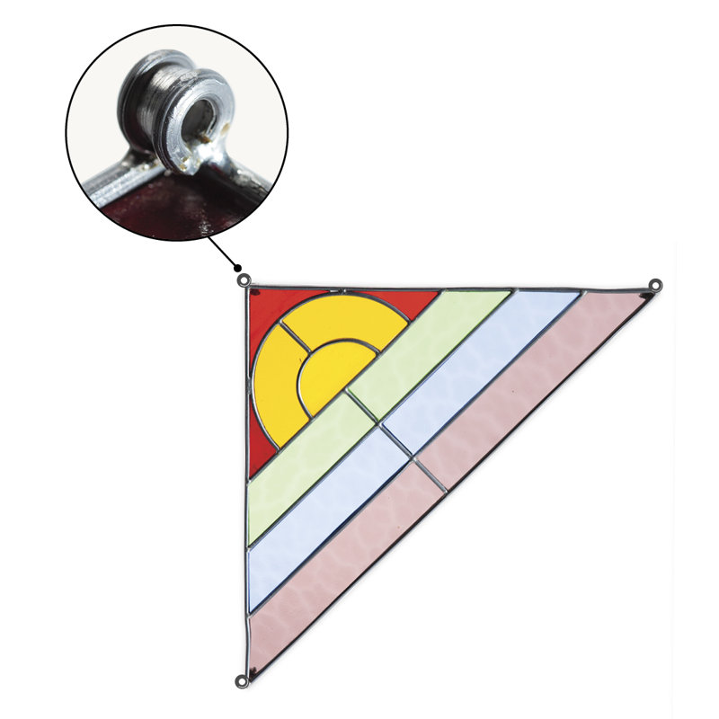 Panneau de vitrail Rainbow