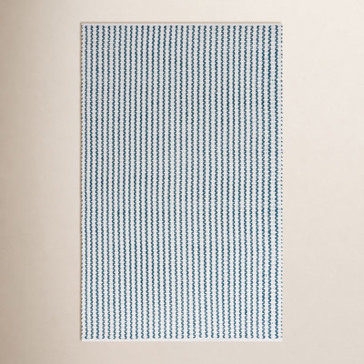 Hand-Woven Chevron Cotton Rug