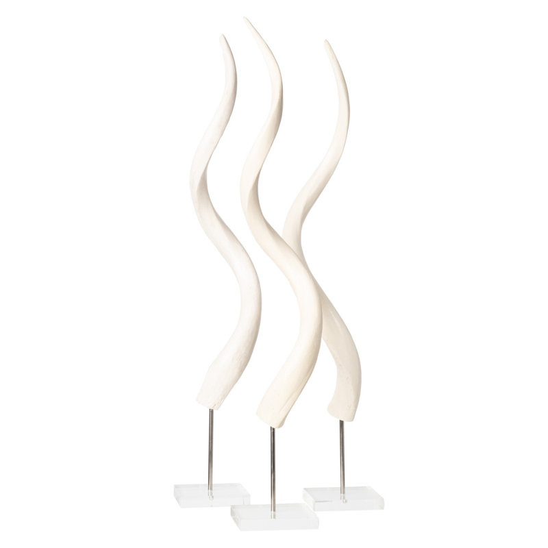 Polished Kudu Inner Horn on Acrylic Display Base