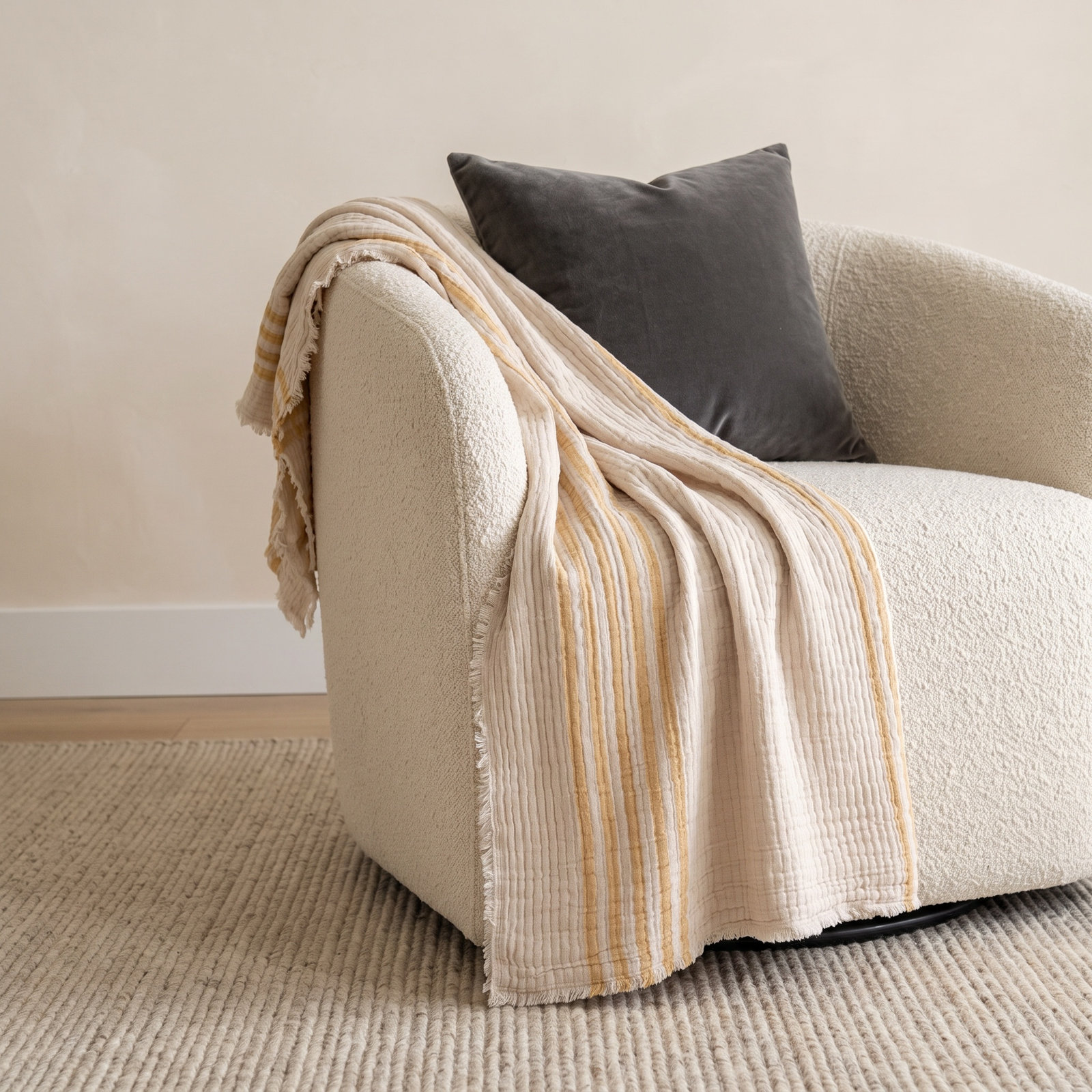Dennis Cotton Throw Blanket