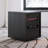 Modern Ember Portable Rolling Infrared Space Heater with LED Touchscreen w/ Remote, Light Oak Wood-102710654