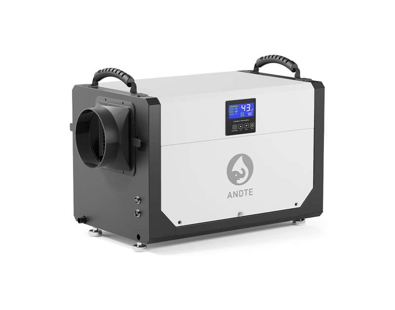 155 Pint Basement/Crawlspace Dehumidifiers For Large Space,Commercial Dehumidifier With Drain Hose