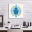 Toile épique Graffiti «Hamsa Mandala 1» par Courtney Prahl, 18 po x 18 po