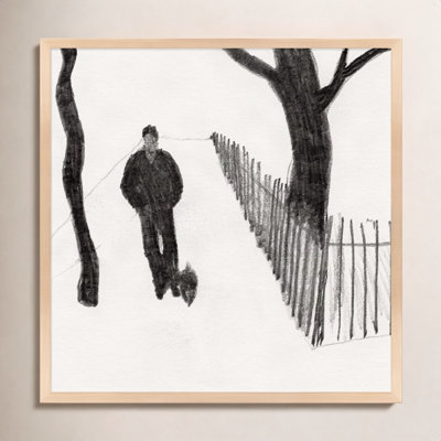 Walking the Dog Print by Simon Schneiderman