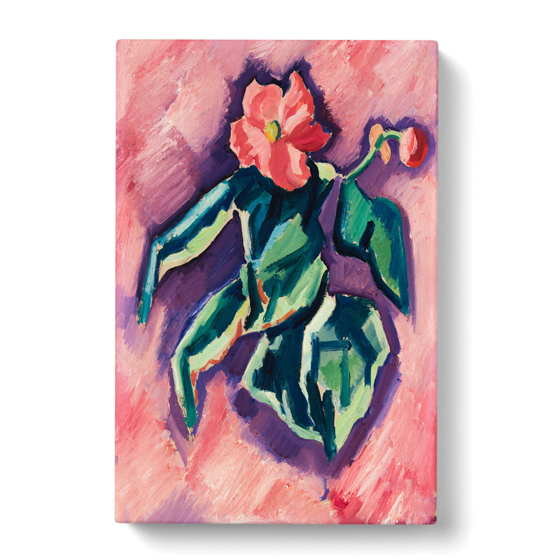 Pink Begonias by Marsden Hartley - Wrapped Canvas, 50cm H x 35cm W x 3cm D