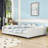 Wood Upholstered Daybed with Cloud-Shaped Backrest-1521390491-1513566559