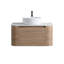 Meuble-lavabo Erba de 30 po avec lavabo, armoire murale en chêne miel avec porte-serviettes gratuit, lavabo simple en céramique blanche, sans drain et robinet, pré-assemblé-1336344353-1336344359