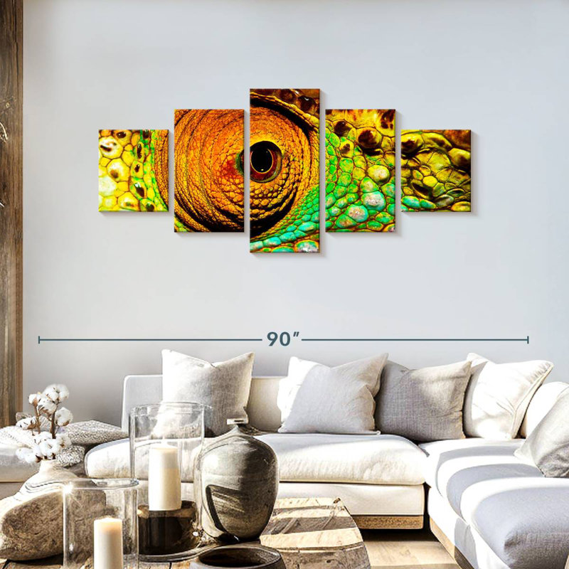 Chameleon Eye, 30" H x 68" W