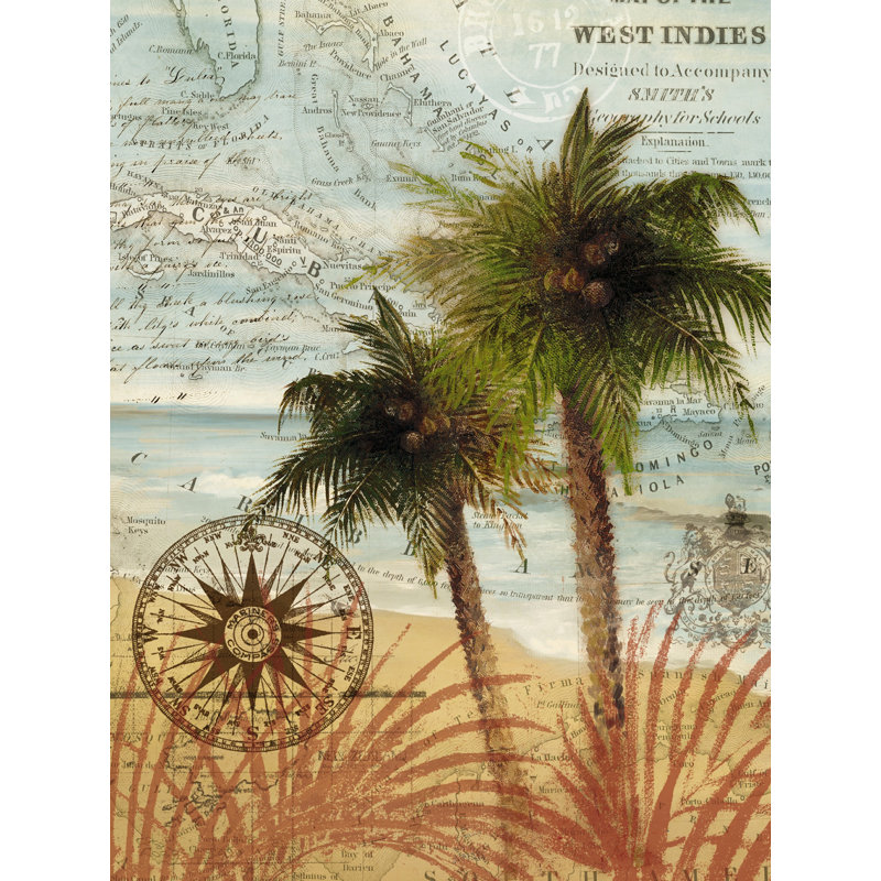 Paradise Palms - Impression sur toile tendue, H 16 po x l 12 po