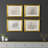 Vintage Sketch IV  -4 Piece Set of Framed Prints