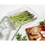 Grand bac de rangement de produits courts avec plateau d'insertion iDesign, L 7,85 po x l 10,5 po x H 3 po, bac transparent