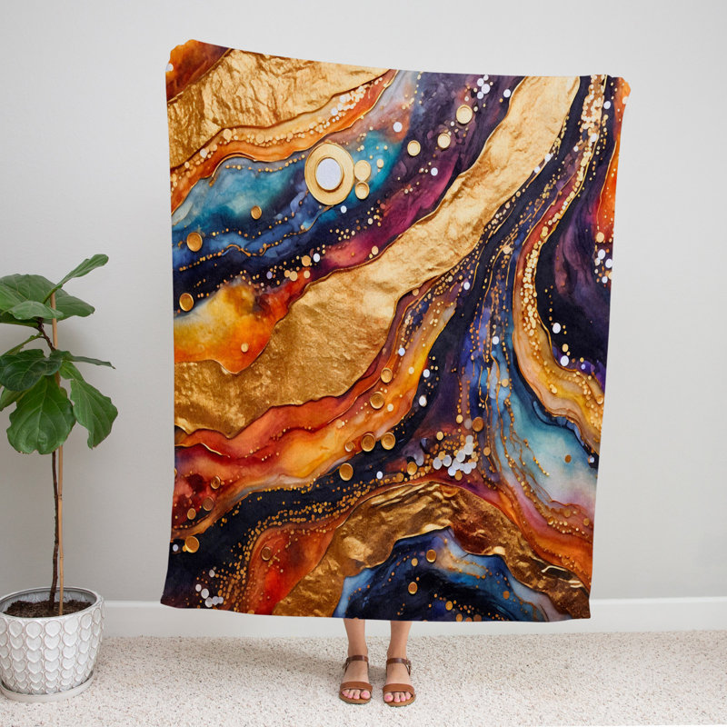 Throw Blanket, 51" W x 60" L