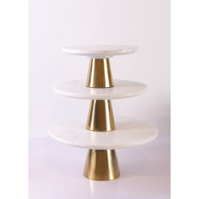 Darice Marble Cake Stand