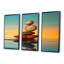 Ensemble de salon art mural méditation Zen Stones-1165470410-1165470454