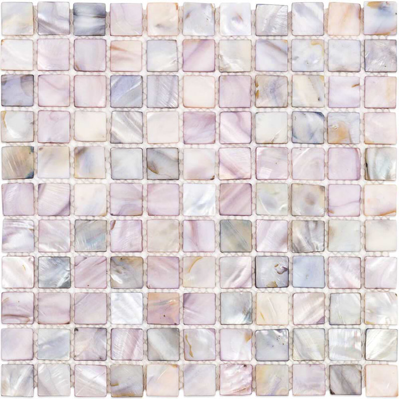 Mother Of Pearl Silver Tile