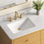Nelson 36 in Undermount Single Sink Bathroom Vanity with White Engineered Stone Top-658965229