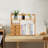 Jahrome Bamboo Desktop Bookshelf Desk Organizer