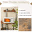 Étagère de boulanger de cuisine vintage à 4 niveaux Oroville-1478283807