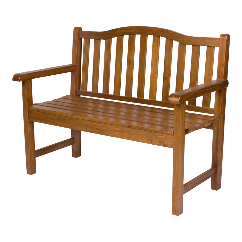 Banc de jardin d'extérieur 44,75 po Susila, Chêne