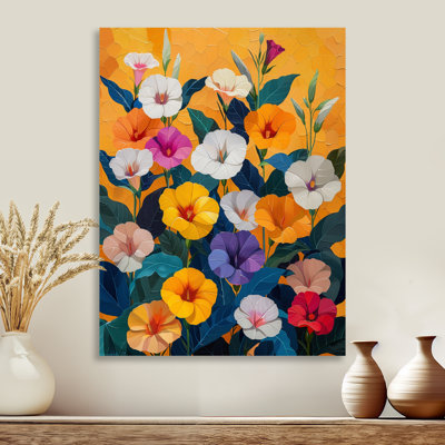 «Orange Glory Garden», impression d'art mural