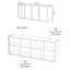 Medine 220cm Sideboard