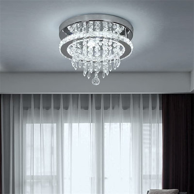 Clarks Crystal LED Flush Mount