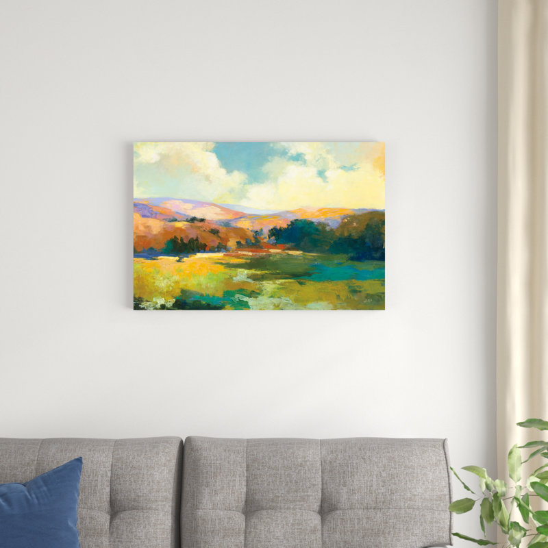" Daybreak Valley Crop ", 20" H x 30" W