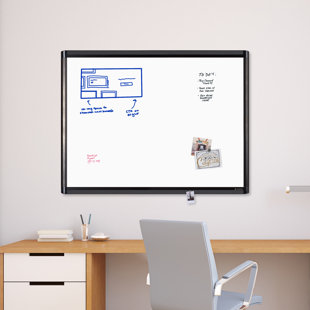 U Brands Yes Steel Wall Metal Whiteboard