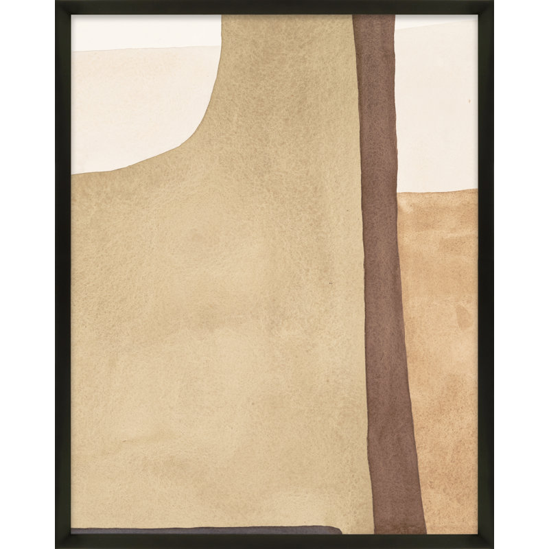 Overlapping 1 Painting by Julia Balfour, Black Framed, 20" H x 16" W x 1.25" D