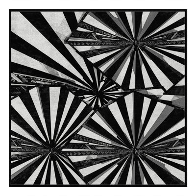 Tapis doux et moelleux de style art déco narbert en gris - reliure noire
