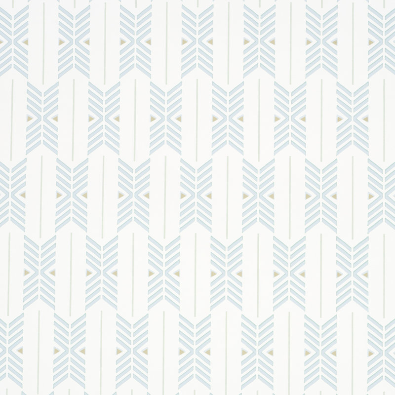Schumacher x A Rum Fellow Quiver Wallpaper, Haze