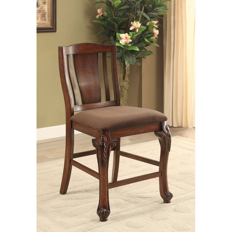 Chaise de comptoir de style traditionnel Abruscato