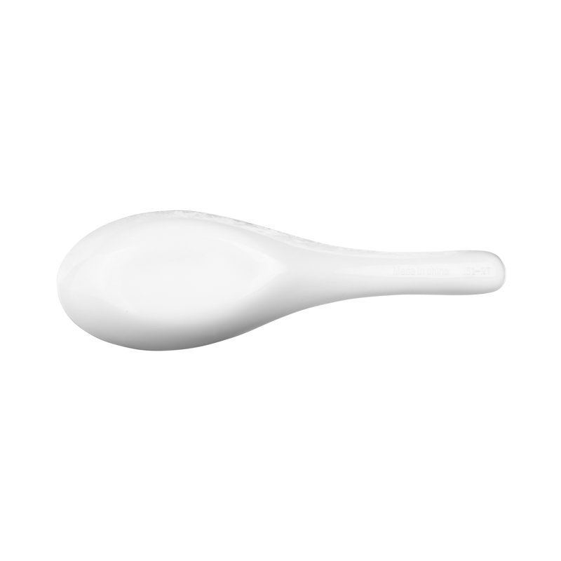 Cuillère à soupe asiatique Zen, Blanc
