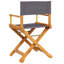 Montclus Folding Garden Chairs Dark Grey Fabric-2116491901