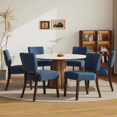 Upholstered Solid Wood Parsons Side Dining Chair