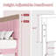 Structure de lit double, lit plateforme tapissier en velours avec tête de lit capitonnée réglable, aucun sommier requis, assemblage facile, rose-124010593-124010590