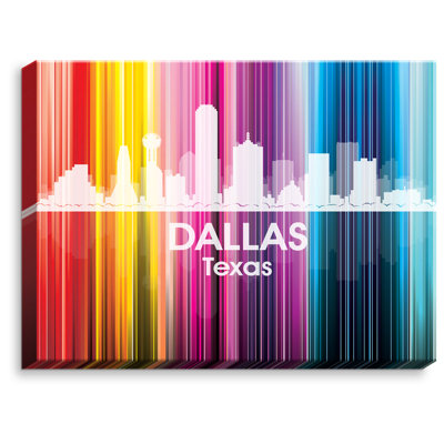 « city ii dallas texas » par angelina vick, impression sur toile tendue