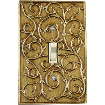 Plants & Flowers 1 - Gang Toggle Light Switch Standard Wall Plate