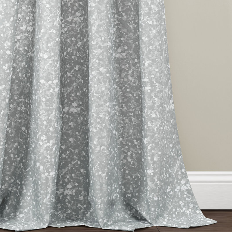 Semi Sheer Curtain Pair, Yellow