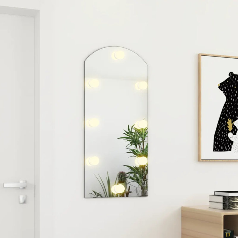 Jaalyn Flat Wall Mirror, 90cm H x 45cm W