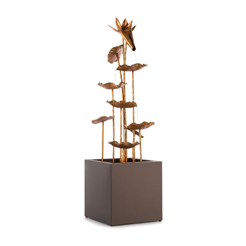 Outdoor Metal Waterfall Fountain