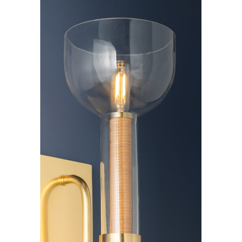 Narrowsburg Wall Sconce in Aged Brass